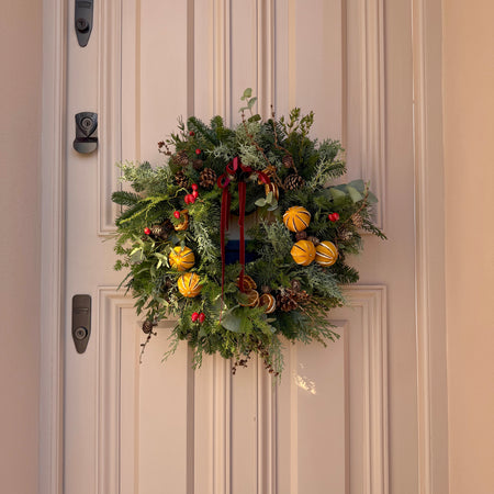 Classic Christmas Wreath with Bells