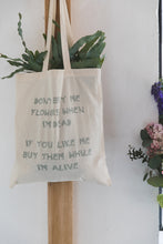 Load image into Gallery viewer, Sweet Pea Flowers Tote bag
