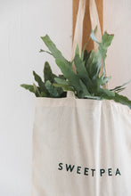 Load image into Gallery viewer, Sweet Pea Flowers Tote bag
